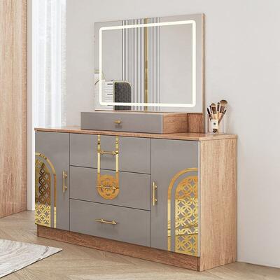 Chambre a Coucher Toàn bộ Phòng ngủ Thổ Nhĩ Kỳ King Size Phòng ngủ hai khung gỗ giá rẻ