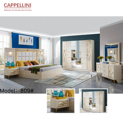 Trang chủ Khách sạn Bộ phòng ngủ bằng gỗ trắng Cappellini OEM ODM