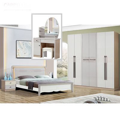 Cabrini King Size Bộ đồ nội thất phòng ngủ tối giản Trang chủ khách sạn