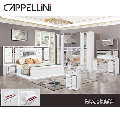 Bộ đồ nội thất phòng ngủ kiểu Thổ Nhĩ Kỳ Cappellini Đồ nội thất phòng ngủ hiện đại bằng gỗ MDF bền