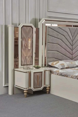 Ashley Little Decor Bộ phòng ngủ Đồ nội thất Chất liệu gỗ MDF PU Thiết kế hiện đại
