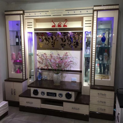 Phòng khách Armoire Đồ nội thất cổ Bảng điều khiển MDF Tủ TV Ashley