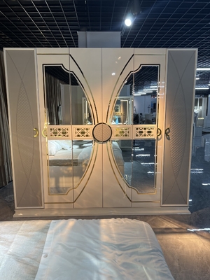 Bộ Phòng Ngủ Hiện Đại Nội Thất Gỗ MDF Da PU Chất Liệu SGS