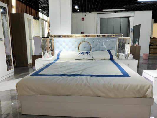 Nội thất phòng ngủ màu bạc sang trọng Khách sạn thương mại Nội thất phòng ngủ OEM ODM
