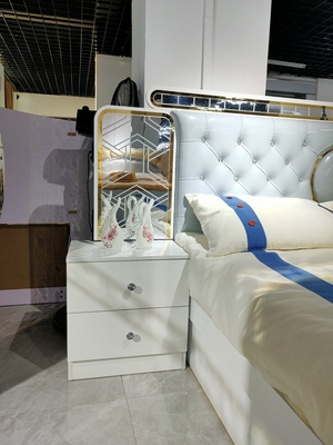 Nội thất phòng ngủ màu bạc sang trọng Khách sạn thương mại Nội thất phòng ngủ OEM ODM