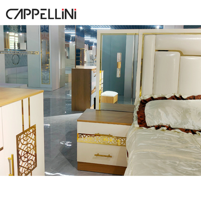 Giường đôi King Size hiện đại sang trọng Chất liệu gỗ MDF Da PU