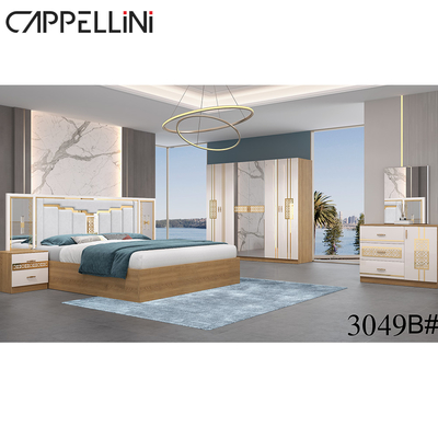 Giường đôi King Size hiện đại sang trọng Chất liệu gỗ MDF Da PU