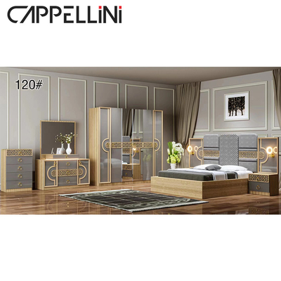 bán buôn phòng ngủ gỗ mdf bộ phòng ngủ vua đầu giường bằng gỗ