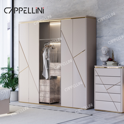 Nhà đơn giản Khung gỗ hai lớp da King Bed hiện đại gỗ sang trọng Full Queen Size Thiết bị phòng ngủ