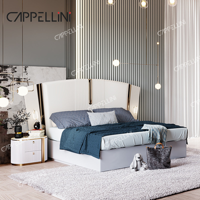 Villa hiện đại màu trắng gỗ king size phòng ngủ thiết lập nhà hai nữ hoàng sang trọng gỗ đầy đủ phòng ngủ đồ nội thất thiết lập