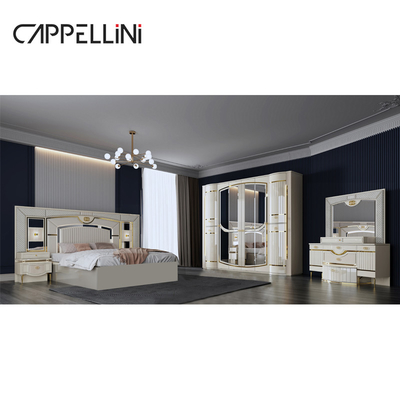 Ước tính cao Modern Double Leather King Bed Mdf Frame Luxury Full Queen Size Home Full Furniture Bedroom Sets