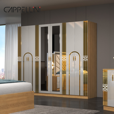 Home Master Room King Size giường đôi Modern Luxury Da gỗ Mdf Full Queen Đặt đồ nội thất phòng ngủ giá rẻ