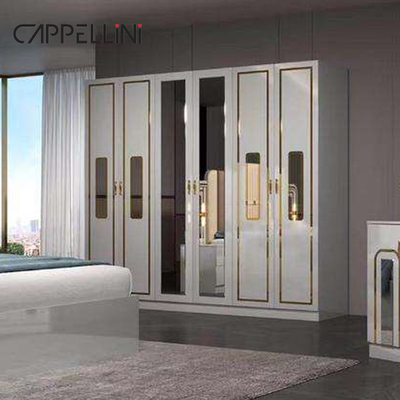 Giá rẻ Modern Leather Headboard Queen Size Bed Home Apartment Double Master Room gỗ Full King Bedroom Furniture Set
