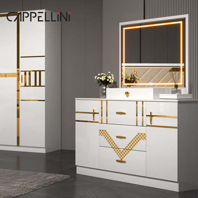 Foshan bán buôn Toàn bộ King Size Phòng ngủ da phòng ngủ gỗ đôi Nhà giá rẻ Queen Modern Luxury Bedroom Sets Furniture