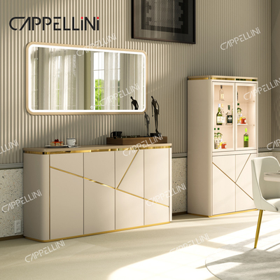 Thiết kế hiện đại Bàn ăn 4 Ghế Set 6 chỗ ngồi Nhà đồ nội thất Phòng khách Chiếc bàn ăn đá cẩm thạch cao cấp