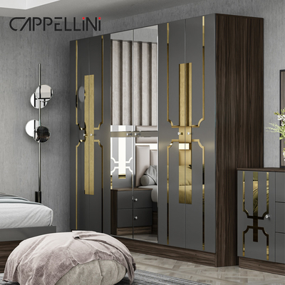 Foshan bán buôn Giá King Size Gỗ phòng ngủ căn nhà hiện đại sang trọng giá rẻ đầy đủ Mdf phòng ngủ đồ nội thất bộ
