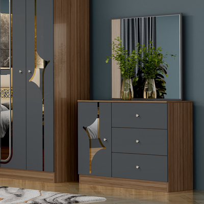 Sản phẩm bán buôn Giá thấp Turkish Double King Bedroom Home khung gỗ Mdf hiện đại sang trọng Full Size Bedroom Furniture Set