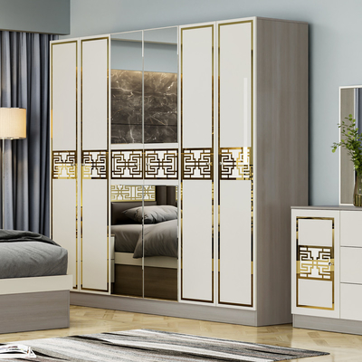 Kiến trúc gỗ hiện đại đơn giản King Size Bed Master Room Complete Double Home Luxury Modern Bedroom Furniture Set
