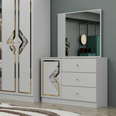 Phân đồ gỗ chất lượng cao hiện đại King size giường đôi Home Suite Queen Full Luxury Turkish gỗ đồ nội thất phòng ngủ