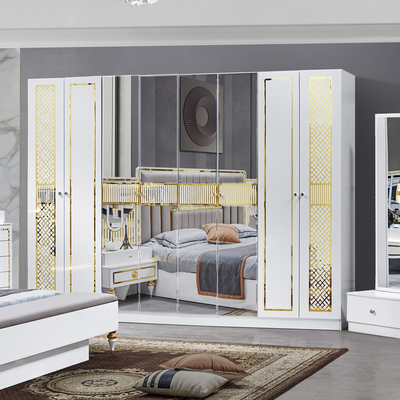 Sản phẩm bán buôn chất lượng cao khung gỗ hiện đại giường đôi nhà Master Room King Size đồ nội thất phòng ngủ Thổ Nhĩ Kỳ sang trọng