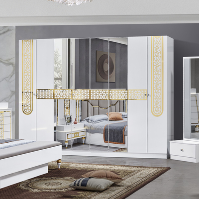 Chất lượng cao bán buôn khung gỗ giường đôi Master Room King Size gỗ hiện đại sang trọng đầy đủ phòng ngủ bộ đồ nội thất