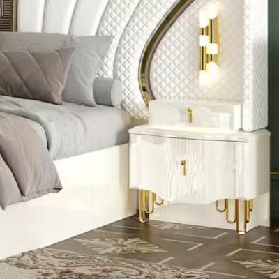 OEM bán buôn trắng hoàng gia sang trọng hai king size giường master phòng nhà hiện đại khung gỗ bộ đồ nội thất phòng ngủ đầy đủ