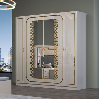 Phòng ngủ Toàn bộ đồ nội thất Phòng ngủ Đồ nội thất Màu sắc tuổi teen gỗ tùy chỉnh Đồ nội thất nhà màu trắng Đồ nội thất hiện đại