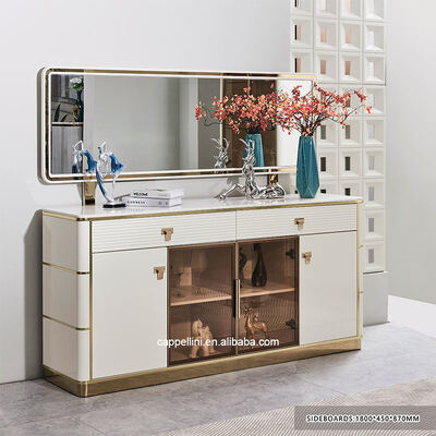 Bộ bàn ăn sang trọng hiện đại màu trắng 6 chỗ ngồi, nội thất phòng ăn bằng gỗ, bộ bàn ăn khung gỗ hoàn chỉnh cho gia đình, bộ bàn ăn 4 ghế