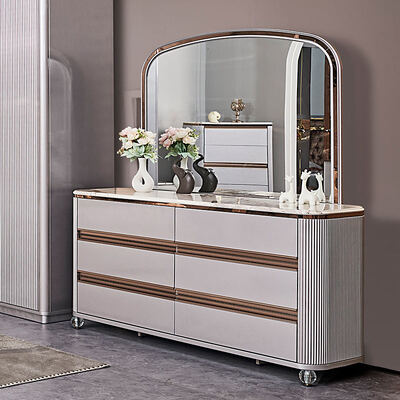 Giai đoạn phòng ngủ hoàn chỉnh Master Room khung gỗ King Size hiện đại