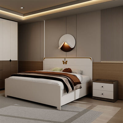 Modern 3 5 Star Hotel Toàn bộ phòng ngủ giường gỗ phòng ngủ hai nhà lưu trữ tiết kiệm không gian King size Luxury bedroom furniture set