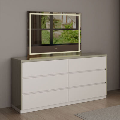 Modern gỗ sang trọng phòng ngủ thiết lập đồ nội thất với lưu trữ reclining headboard chiếu sáng và lắp ráp đơn giản cho căn hộ nhà khách sạn