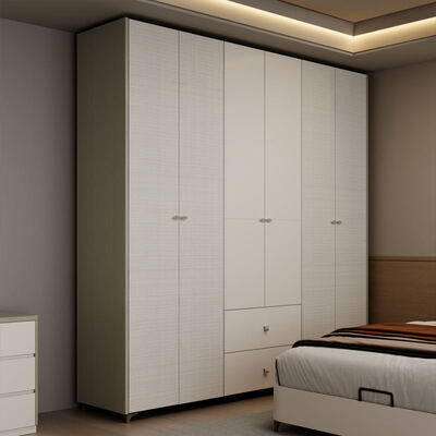 Modern gỗ sang trọng phòng ngủ thiết lập đồ nội thất với lưu trữ reclining headboard chiếu sáng và lắp ráp đơn giản cho căn hộ nhà khách sạn