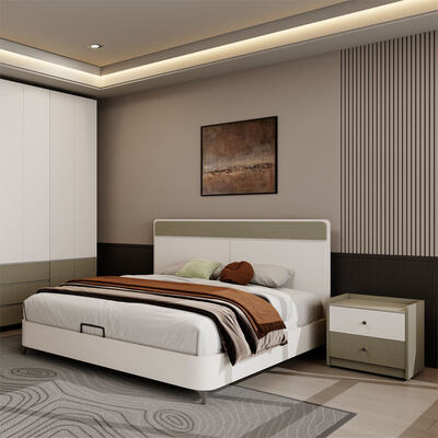 King Size Master Bedroom Complete Set in Classic Wooden with Storage, Cozy Minimalist Luxury Modern Bedroom Furniture (Thiết bị phòng ngủ hiện đại và sang trọng)
