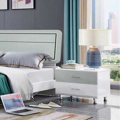 Master Suite Phòng ngủ đồ nội thất thiết lập cấu trúc bằng gỗ Hòa ấm lưu trữ tối giản chất lượng cao phòng ngủ hiện đại sang trọng