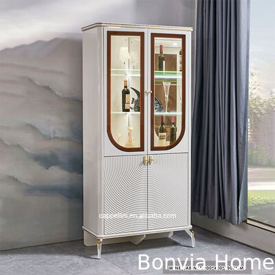 Bàn ăn sang trọng sang trọng và ghế đặt 6 ghế đồ nội thất nhà kho trắng hoàn chỉnh hiện đại phòng ăn gỗ lớn thiết lập