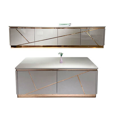 Thiết kế hiện đại gỗ Phòng khách TV Tủ lưu trữ Nhà đồ nội thất Phong cách sang trọng TV gỗ MDF