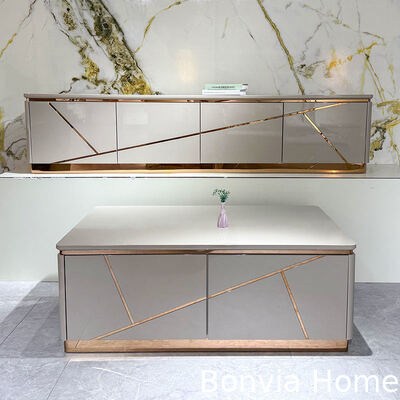 Thiết kế hiện đại gỗ Phòng khách TV Tủ lưu trữ Nhà đồ nội thất Phong cách sang trọng TV gỗ MDF