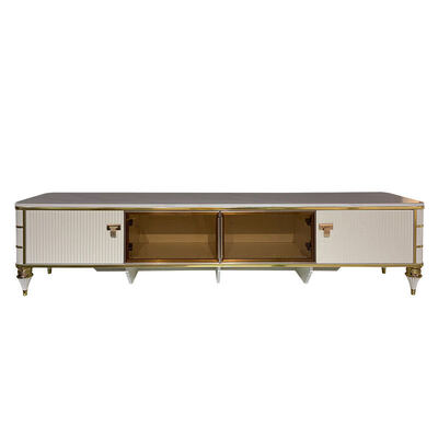 Tủ TV Gỗ Trắng Phong Cách Bắc Âu Cao Cấp, Nội Thất Gia Đình, Khách Sạn Hiện Đại Sang Trọng, Tủ TV Phòng Khách MDF