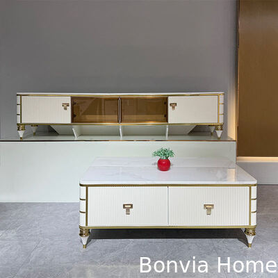 Tủ TV Gỗ Trắng Phong Cách Bắc Âu Cao Cấp, Nội Thất Gia Đình, Khách Sạn Hiện Đại Sang Trọng, Tủ TV Phòng Khách MDF