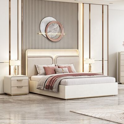Juego De Muebles Para Dormitorio Phòng ngủ hiện đại Set king Size Bed Phòng khách sạn đầy đủ Chiếc đồ nội thất phòng ngủ hiện đại