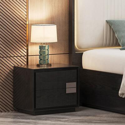 Thân nhà tối giản King Size Bed Luxury Bedroom Sets Khách sạn Căn hộ Khung gỗ Thiết bị phòng ngủ hiện đại với tủ quần áo