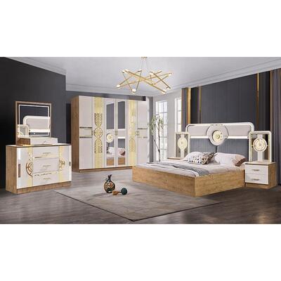 Chambre a Coucher Toàn bộ phòng ngủ Thổ Nhĩ Kỳ Thiết bị phòng ngủ bán buôn giá rẻ Master Room king Size Bed gỗ Thiết bị phòng ngủ hiện đại Không có đánh giá