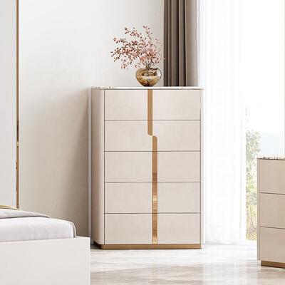 Thiết kế mới Chiếc giường hạng sang King Size Chiếc giường đôi Thiết bị phòng ngủ hiện đại Thiết bị phòng ngủ bằng gỗ