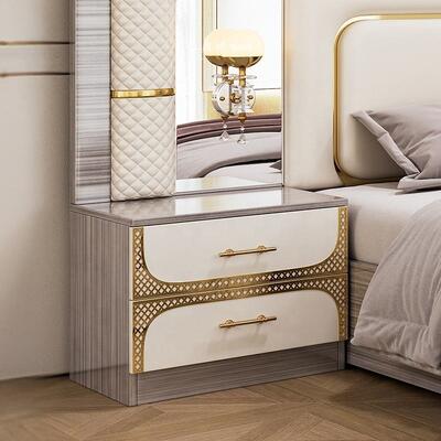 Phoshan bán buôn Đặt phòng ngủ Thổ Nhĩ Kỳ giá rẻ King Size Bed Frame Luxury Home Room Suite Thiết bị phòng ngủ hiện đại bằng gỗ