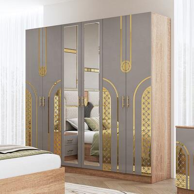Chambre a Coucher Toàn bộ Phòng ngủ Thổ Nhĩ Kỳ King Size Phòng ngủ hai khung gỗ giá rẻ