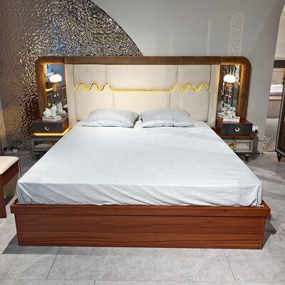 Phật Sơn Bán Buôn Sang Trọng Hoàn Chỉnh Phòng Ngủ Bộ 5 Miếng King Size Bộ Giường Ngủ Khung Gỗ Thổ Nhĩ Kỳ Hiện Đại Bộ Nội Thất Phòng Ngủ