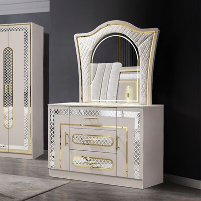 Chambre a Coucher Complete Lit Deux Places Phòng ngủ Sets king Size Phòng ngủ Suite khung gỗ hiện đại