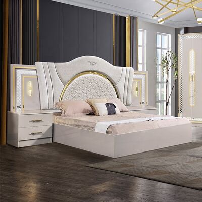 Chambre a Coucher Complete Lit Deux Places Phòng ngủ Sets king Size Phòng ngủ Suite khung gỗ hiện đại