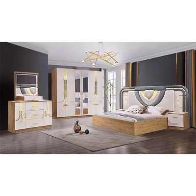 Ensemble Lit Armoire Et Coiffeuse Đồ nội thất Thổ Nhĩ Kỳ Phòng ngủ thiết lập Chiếc ghế dài