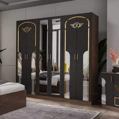 Bộ Nội Thất Phòng Ngủ Hiện Đại Thổ Nhĩ Kỳ Giá Sỉ Hoàn Chỉnh 5 Món Giường Cỡ King Khung Gỗ Nội Thất Gia Đình Bộ Phòng Ngủ